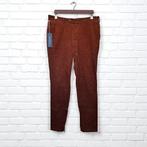 NWT Suitsupply Broek Maat 48 L32 Oranje Bruin Corduroy Porto, S, Bruin, Verzenden, Maat 46/48 (XL) of groter