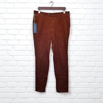 NWT Suitsupply Broek Maat 48 L32 Oranje Bruin Corduroy Porto beschikbaar voor biedingen