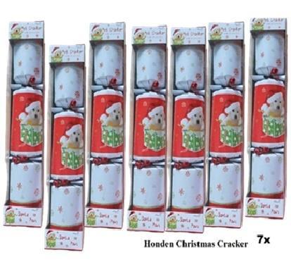 Christmas crackers Hond set/7 Nieuw!, Diversen, Kerst, Nieuw, Verzenden