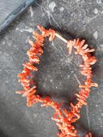 BLOED KORALEN KETTING, Sieraden, Tassen en Uiterlijk, Kettingen, Ophalen of Verzenden, Zo goed als nieuw, Rood, Steen of Mineraal