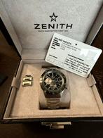 2022 Zenith El Primero Chronomaster Sport / Zwarte Dail, Ophalen of Verzenden, Zo goed als nieuw, Staal, Overige merken