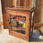Vitrinekast pronk tafel vitrine toonbank 71,5 cm hoog kast, Ophalen, Gebruikt, Eikenhout, 50 tot 100 cm