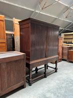Kruisvoetkabinet, wortelnoten kabinet, Mahonie, palissander, Antiek en Kunst, Antiek | Meubels | Kasten, Verzenden