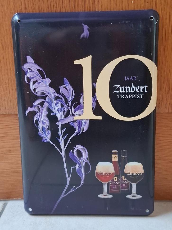 Reclamebord Zundert trappist 10 Years, Verzamelen, Biermerken, Nieuw, Reclamebord, Plaat of Schild, Overige merken, Ophalen of Verzenden