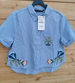 ZARA blouse met borduursel mt. M, Kleding | Dames, Blouses en Tunieken, Maat 38/40 (M), Zara, Nieuw, Verzenden