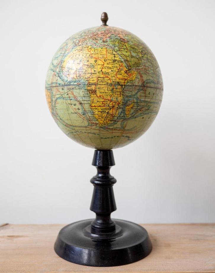 Antieke Forest globe | wereldbol | 1924-1926, Antiek en Kunst, Antiek | Woonaccessoires, Ophalen of Verzenden