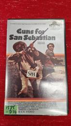 Guns for San Sebastian ex rental western vhs videoband, Vanaf 16 jaar, Ophalen of Verzenden, Zo goed als nieuw, Actie en Avontuur