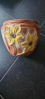 Bloempot genummerd jugendstil, Rond, Binnen, Ophalen of Verzenden, Zo goed als nieuw