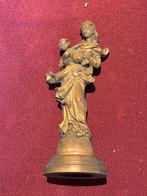 Houten Beeldje Maria met Kind 22cm uit Duitsland, Verzamelen, Religie, Ophalen of Verzenden, Zo goed als nieuw, Beeld(je)