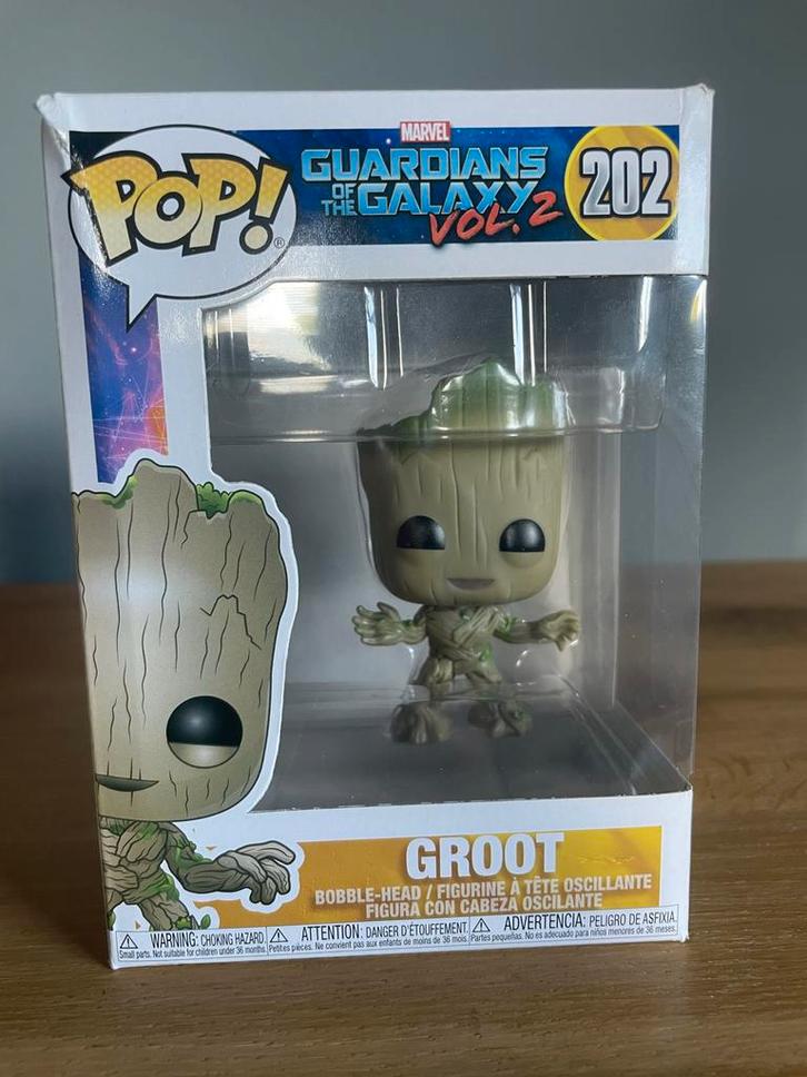 Funko Pop Groot - Guardians of the Galaxy #202, Verzamelen, Poppetjes en Figuurtjes, Zo goed als nieuw, Ophalen of Verzenden