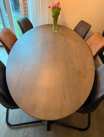 Eettafel keukentafel ovaal 220x110 pole grey beschikbaar voor biedingen