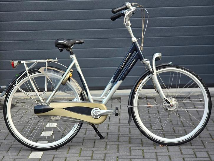 Gazelle Chamonix Goldline Damesfiets, Fietsen en Brommers, Fietsen | Dames | Damesfietsen, Zo goed als nieuw, Gazelle, Versnellingen