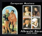 liberia 2003 pf blok schilderijen kunst paintings art Dürer, Ophalen of Verzenden, Postfris, Overige thema's