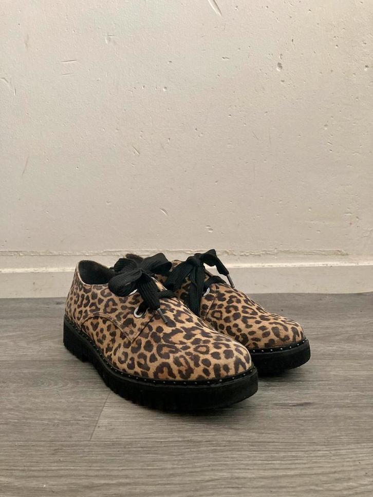 Nieuwe Gabor comfort luipaard print veterschoenen maat 6G=39, Kleding | Dames, Schoenen, Nieuw, Schoenen met lage hakken, Overige kleuren