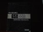 Suzuki GSX550 1983 motorcycle service manual GSX 550, Ophalen of Verzenden, Suzuki