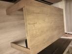 Mooie Eettafel eiken bruin, Huis en Inrichting, Tafels | Eettafels, Ophalen, 50 tot 100 cm, Zo goed als nieuw, 150 tot 200 cm