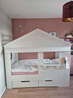 Bedhuisje, Kinderen en Baby's, Kinderkamer | Bedden, Ophalen, 85 tot 100 cm, Gebruikt, Matras