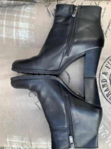 Dames enkellaarzen Harper zwarte leren laarzen 41 beschikbaar voor biedingen
