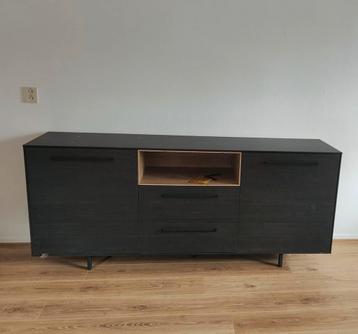 Dressoir | zwart |old piano/natur| soft close lades+deuren beschikbaar voor biedingen