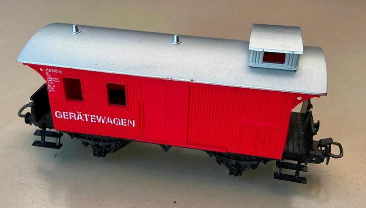 ärklin H0 4108 GEREEDSCHAPSWAGEN ROOD Nr: 116 910 Stg, Auto diversen, Autogereedschap, Gebruikt, Ophalen of Verzenden