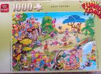 Puzzel 1000 stuks Golf Safari King, Hobby en Vrije tijd, Ophalen of Verzenden, 500 t/m 1500 stukjes, Gebruikt, Legpuzzel