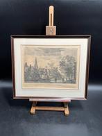 Oudekerkgravure Amsterdam, P. Fouquet junior, 1760, Antiek en Kunst, Ophalen of Verzenden
