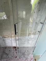 Douche cabine deuren (rond) + glazen zijwanden, Doe-het-zelf en Verbouw, Sanitair, Ophalen, Zo goed als nieuw, Chroom, Douche