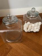 Voorraadpot glas met deksel, Ophalen, Zo goed als nieuw, Glas, Overige typen