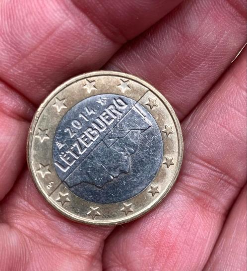 1 Euromunt LUXEMBURG 2014, Postzegels en Munten, Munten | Europa | Euromunten, 2 euro, Luxemburg, Ophalen of Verzenden