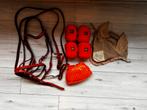 Mega leuke oranje set maat FULL, Dieren en Toebehoren, Paarden en Pony's | Hoofdstellen en Tuigage, Ophalen of Verzenden, Gebruikt