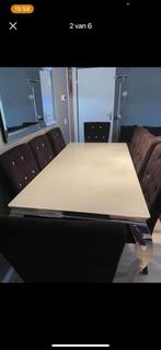 Complete set Alleen tafels, Ophalen of Verzenden, Zo goed als nieuw, 4 tot 6 stoelen