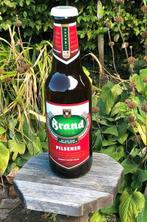 Vintage xxl glazen brand bier fles. 63 cm hoog., Ophalen, Gebruikt, Overige typen, Brand