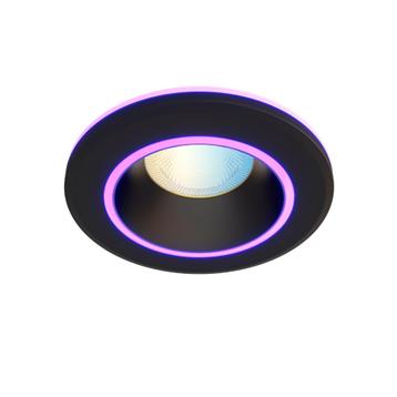 Calex Slimme Halo LED Inbouwspot Zwart beschikbaar voor biedingen