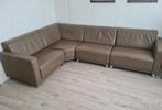 Hoekbank leder, Ophalen, Gebruikt