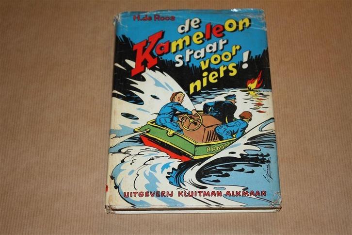 De Kameleon staat voor niets - 1e druk met stofomslag, Boeken, Kinderboeken | Jeugd | 10 tot 12 jaar, Gelezen, Ophalen of Verzenden