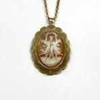 Grote camee hanger 14 krt goud, Ophalen of Verzenden, Overige materialen, Hanger