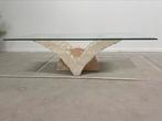 Vintage mactan salontafel | 80s, Ophalen, 100 tot 150 cm, 50 tot 100 cm, Rechthoekig