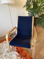 Swedese Melano fauteuil vintage Zweeds design Yngve Ekström, Ophalen, Hout, Gebruikt, Minder dan 75 cm