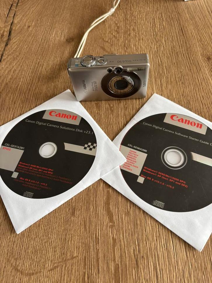 Canon iXUS digitale camera, Computers en Software, Besturingssoftware, Gebruikt, Ophalen