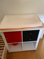 Mooie kindercommode met 1 kastje en 2 laden., Ophalen, Zo goed als nieuw, Minder dan 90 cm
