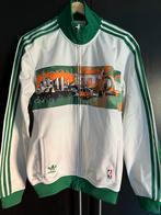 Vintage Adidas Boston Celtics Jas Maat M, Ophalen of Verzenden, Gedragen, Maat 48/50 (M)
