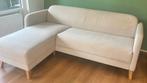 IKEA LINANÄS bank wit met chaise longue, Huis en Inrichting, Banken | Sofa's en Chaises Longues, Ophalen, Zo goed als nieuw