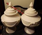vintage vazen, Ophalen, Overige materialen, Wit, Zo goed als nieuw