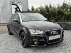 Audi A1 1.2 TFSI Panodak|Clima|PDC|Media Zwart (bj 2011), Voorwielaandrijving, Elektrische ramen, Zwart, 4 cilinders