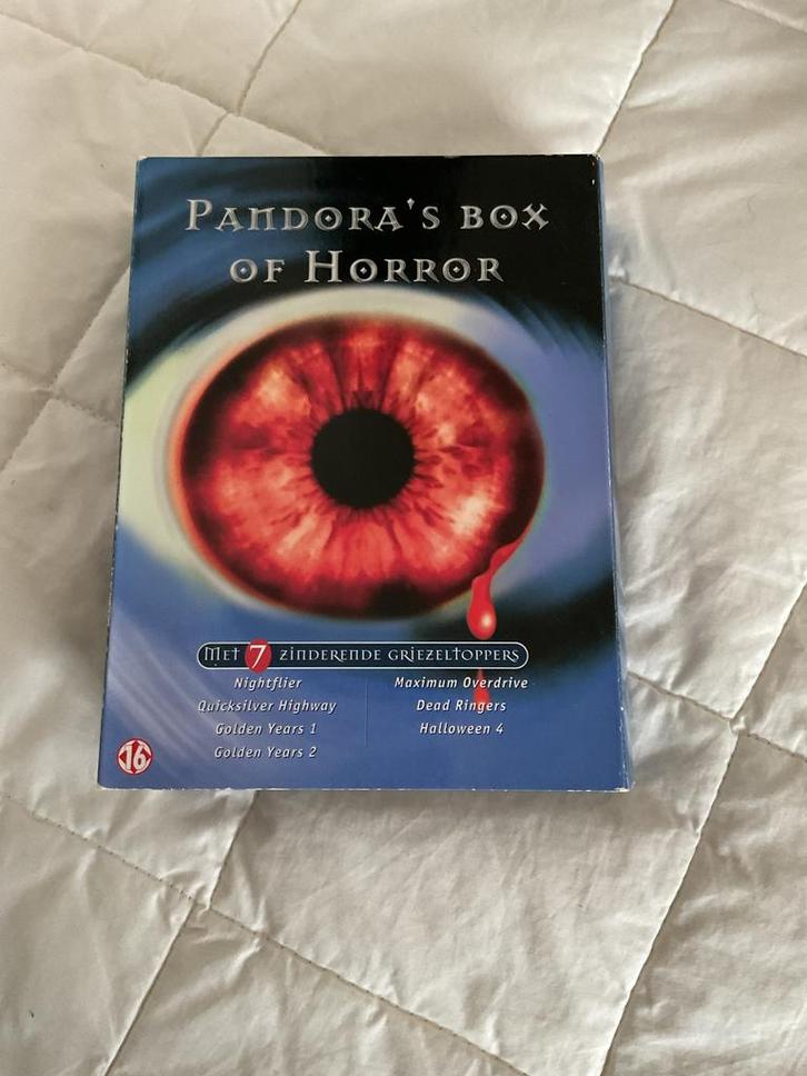 Horror Boxset - Pandora's Box of Horror & Scream Trilogy, Cd's en Dvd's, Dvd's | Horror, Zo goed als nieuw, Slasher, Boxset, Vanaf 16 jaar