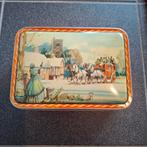 Vintage antiek koektrommel, Ophalen of Verzenden, Gebruikt, Koek(jes)