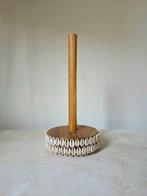 Boho keukenrolhouder met schelpen 1 uit Bali UNIEK!, Ophalen of Verzenden, Tropical home, 6951nk, Nieuw