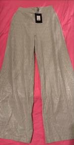 Gloednieuwe lichtgrijze krijtstreep broek - M. Juul & Belle, Maat 38/40 (M), Nieuw, Ophalen of Verzenden, Grijs