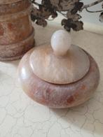 2 marmeren potjes met deksel sierraden potjes set 14.95, Ophalen of Verzenden