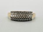 Gouden Vintage ring met diamanten Ca: 0.40 ct. 2025/337., Ophalen of Verzenden, Goud, Ring, Met edelsteen
